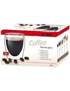 Scanpart COFFEE dvigubo stiklo stiklinės 2 x 175 ml