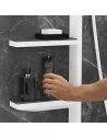 Dušo komplektas su dviem dušo galvom Rainfinity Showerpipe 360 1jet, Hansgrohe