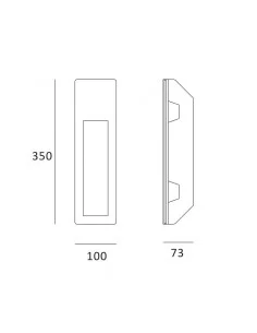 Įleidžiamas Šviestuvas Long, Light plan