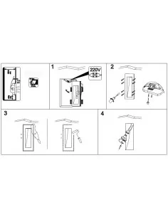 Įleidžiamas Šviestuvas Long, Light plan