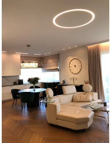 Berėmis Šviestuvas Round Line L, Light plan
