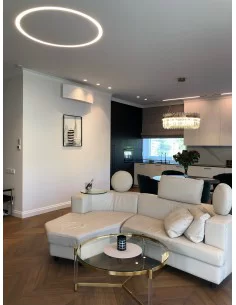 Berėmis Šviestuvas Round Line L, Light plan