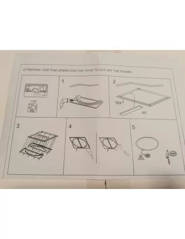 Berėmis Šviestuvas Round Line S, Light plan