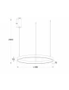 Pakabinamas Led Dimeriuojamas Šviestuvas Supernova D98 100W 3000K Triac, Black, Light plan
