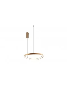 Pakabinamas Led Dimeriuojamas Šviestuvas Delta 38W 3000K Tuya, Brushed Gold, Light plan