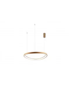 Pakabinamas Led Dimeriuojamas Šviestuvas Delta 38W 3000K Triac Brushed Gold, Light plan