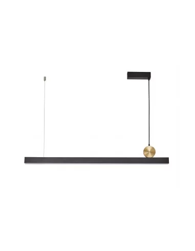 Pakabinamas Led Dimeriuojamas Šviestuvas Hoku 40W 3000K Triac, Sandy Black, Light plan