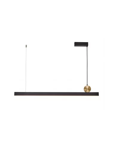 Pakabinamas Led Dimeriuojamas Šviestuvas Hoku 40W 3000K Triac, Sandy Black, Light plan