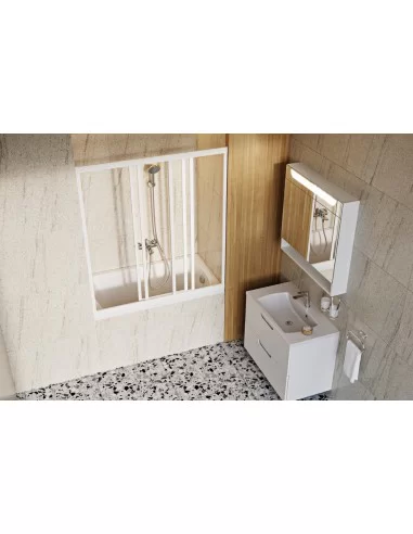 Spintelė SD 600 Classic II balta/pilka, RAVAK