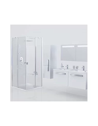 Praustuvo spintelės SD Chrome 400 durelės R baltos, RAVAK