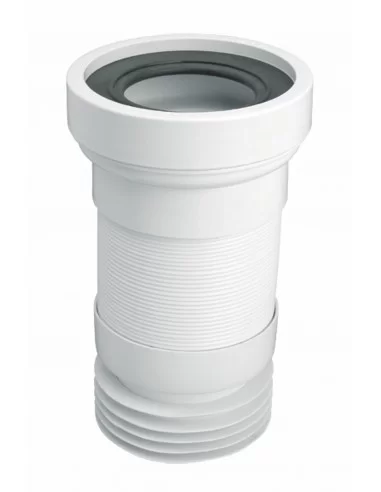 Vamzdis lankstus WC pajungti 100/110, min 23 cm ilgio WC-F23R-EU / WC-F23R-PL , McAlpine
