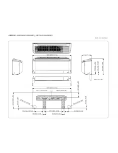 Sieninio bevėjo kondicionieriaus komplektas PURE 1.0 su PM1.0 filtru 3.5/4.0kW, SAMSUNG