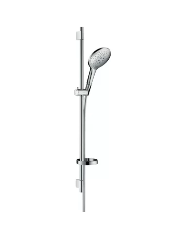 Dušo komplektas su aukštu laikikliu Raindance Select S 150 3 jet. 90cm chromas, Hansgrohe