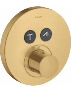 Maišytuvas termostatinis ShowerSelect Round Brushed gold optic