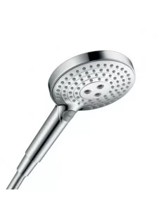 Dušo komplektas su aukštu laikikliu Raindance Select S 120 3 jet 65cm chromas, Hansgrohe