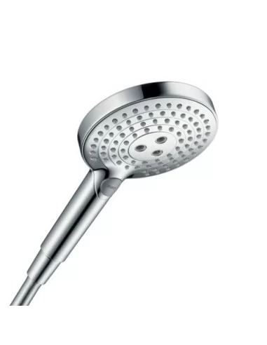 Dušo komplektas su aukštu laikikliu Raindance Select S 120 3 jet 65cm chromas, Hansgrohe