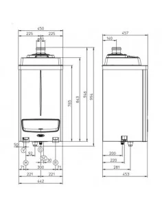 Pakabinamas dujinis katilas VICTRIX PRO 35 2 ErP, IMMERGAS