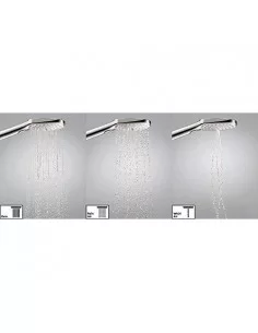 Dušo komplektas su aukštu laikikliu Raindance Select S 120 3jet 90cm chromas, Hansgrohe