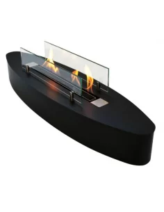 Bio židinys Ebios-fire Elipse Base, juodas