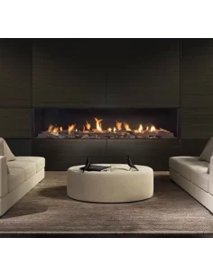 Dujinis židinys MERCURY XXL, tiesiu stiklu (1864x400)