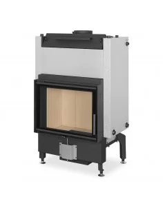 Plieninis židinio ugniakuras Romotop Dynamic DW2M01 66.50.01 su šilumokaičiu