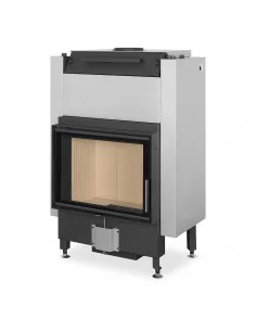 Plieninis židinio ugniakuras Romotop Dynamic DW2M01P 66.50.01P su šilumokaičiu