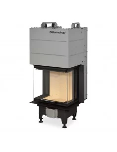 Plieninis židinio ugniakuras Romotop Heat HC3LE21 50.52.31 trijų stiklų