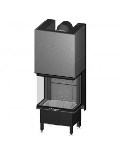 Plieninis židinio ugniakuras Spartherm ARTE 3RL-60h-4S Standart, d. 250mm
