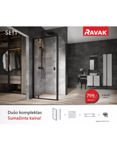 Dušo kabinos komplektas SET 1, 5 in 1...