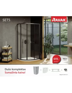 Dušo kabinos komplektas SET 5, RAVAK