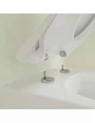 Pakabinamas unitazas Villeroy & Boch AVENTO su TECEbase rėmu ir nuleidimo plokštele