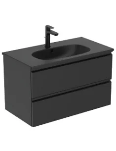 Spintelė Tesi 80cm, juoda mat., IDEAL STANDARD