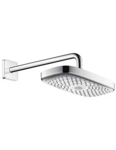 Dušo galva stacionari iš sienos Raindance Select E 300 2 jet chromas, Hansgrohe