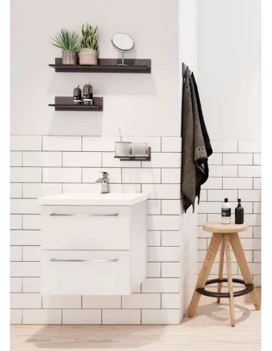 Spintelė su praustuvu SCANDIC 51cm, balta, Raguvos Baldai