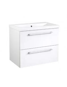 Spintelė su praustuvu SCANDIC 61cm, balta, Raguvos Baldai