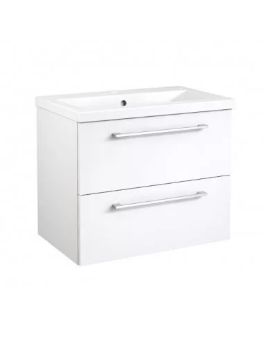 Spintelė su praustuvu SCANDIC 61cm, balta, Raguvos Baldai