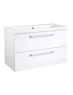 Spintelė su praustuvu SCANDIC 81cm balta, Raguvos Baldai