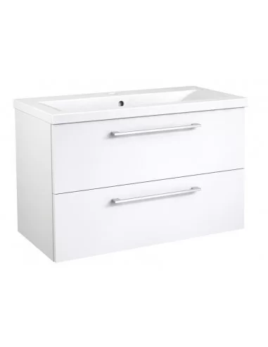 Spintelė su praustuvu SCANDIC 81cm balta, Raguvos Baldai