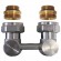 Prijungimo mazgas H 3/4", kampinis, Herz