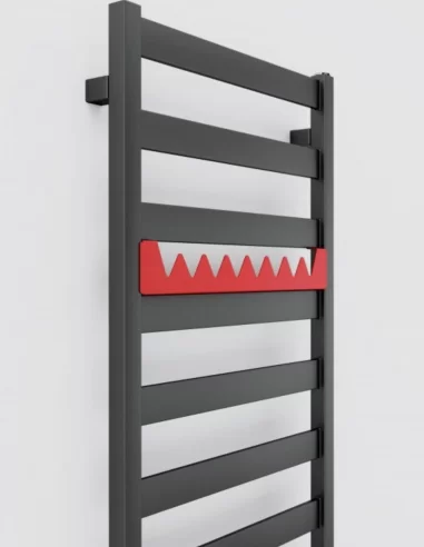 Elektrinis rankšluosčių džiovintuvas VIVO TWIST 1150x500 mm, juodas, Terma