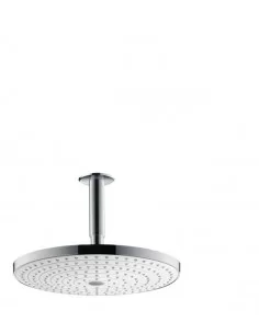 Dušo galva stacionari iš lubų Raindance Select S 300 2 jet chromas/baltas, Hansgrohe