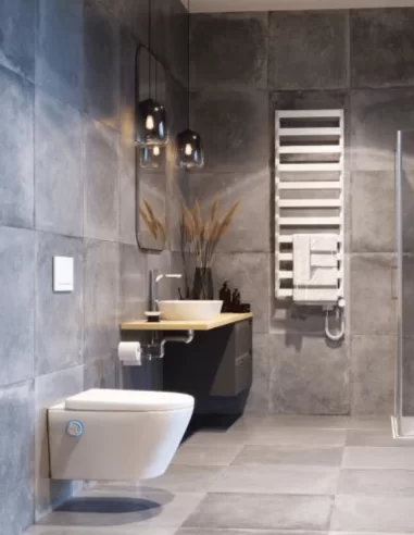 Elektrinis rankšluosčių džiovintuvas WIX TWIST 850x500 mm, Terma