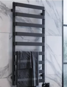 Elektrinis rankšluosčių džiovintuvas WIX TWIST 1110x500 mm, juodas, Terma