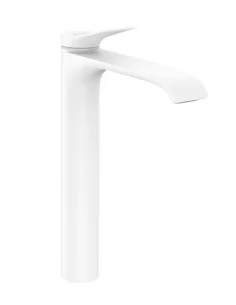 Maišytuvas praustuvui Vivenis 250 su dugno vožtuvu, mat. baltas, Hansgrohe