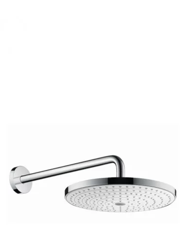 Dušo galva stacionari iš sienos Raindance Select S 300 2 jet chromas/baltas, Hansgrohe