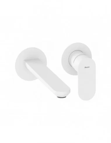 Potinkinis maišytuvas Eleganta, Baltas velvetas, RAVAK