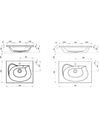Praustuvas ROSA, RAVAK