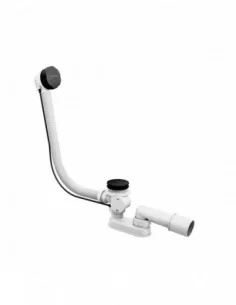 Vonios sifonas su persipylimo mechanizmu, juodas, RAVAK