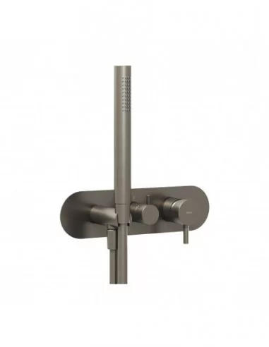 Trijų dalių maišytuvas ESPIRIT ES 068.00, Šlifuotas grafito, RAVAK