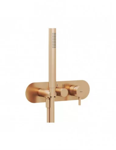 Trijų dalių maišytuvas ESPIRIT ES 068.00, Šlifuotas rožinis auksas, RAVAK